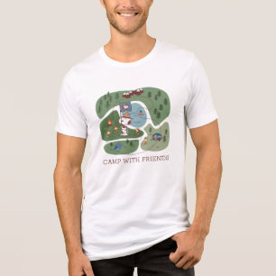 Peanuts   Nestled in the Mountains Campsite Tri-Blend Shirt
