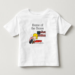 Peanuts Patriotic Schroeder & His Piano Toddler T-Shirt