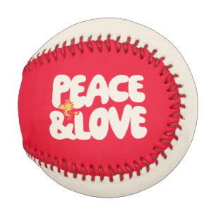 Peanuts Peace & Love Woodstock Baseball
