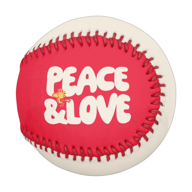 Peanuts | Peace & Love Woodstock Baseball (Front Right)