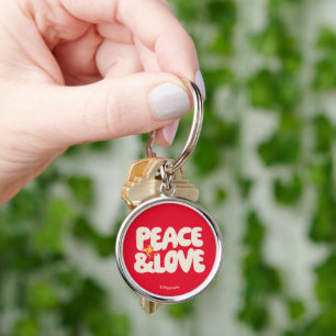 Peanuts   Peace & Love Woodstock Key Ring