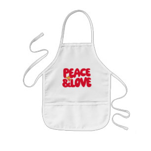 Peanuts   Peace & Love Woodstock Kids Apron