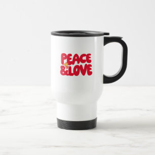 Peanuts   Peace & Love Woodstock Travel Mug