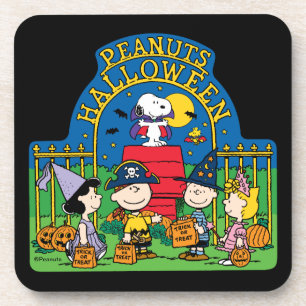 Peanuts   Peanuts Halloween Coaster