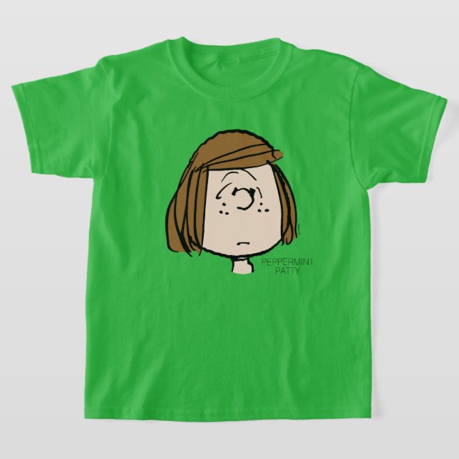 Peanuts | Peppermint Patty Confused Face T-Shirt (Laydown)
