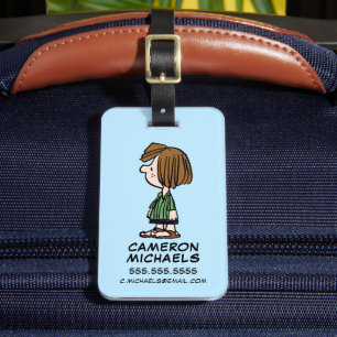 Peanuts   Peppermint Patty Luggage Tag