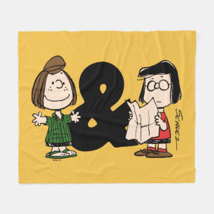 Peanuts   Peppermint Patty & Marcie Fleece Blanket