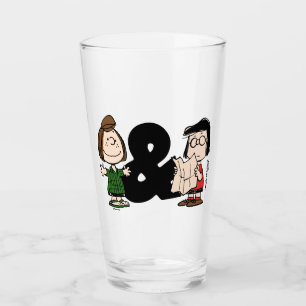 Peanuts   Peppermint Patty & Marcie Glass