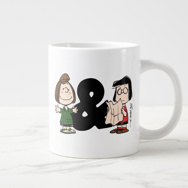 Peanuts | Peppermint Patty & Marcie Large Coffee Mug (Right)