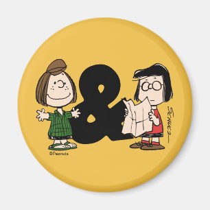 Peanuts   Peppermint Patty & Marcie Magnet