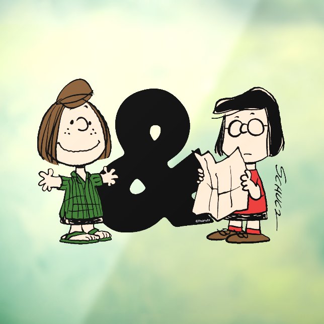 Peanuts | Peppermint Patty & Marcie Window Cling (Sheet 3)
