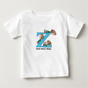 Peanuts   Peppermint Patty Sleepy Z Baby T-Shirt