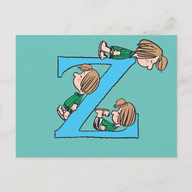 Peanuts | Peppermint Patty Sleepy Z Postcard (Front)