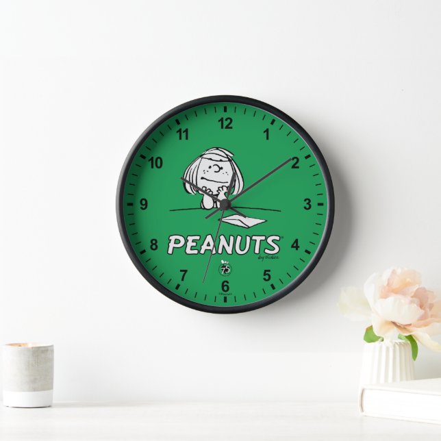 Peanuts | Peppermint Patty Thoughts Clock (Home)