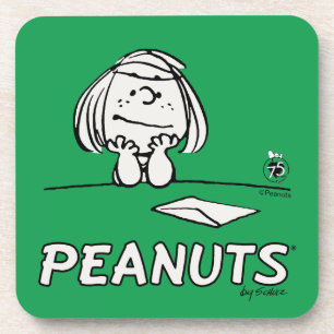 Peanuts Peppermint Patty Thoughts Coaster