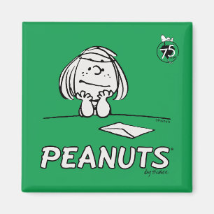 Peanuts   Peppermint Patty Thoughts Magnet