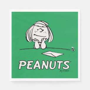 Peanuts Peppermint Patty Thoughts Napkin