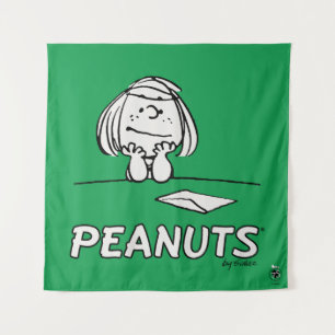 Peanuts Peppermint Patty Thoughts Tapestry