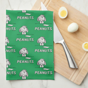Peanuts   Peppermint Patty Thoughts Tea Towel