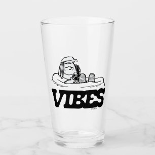 Peanuts Peppermint Patty Vibes Glass