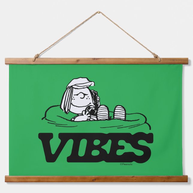 Peanuts | Peppermint Patty Vibes Hanging Tapestry (Front)
