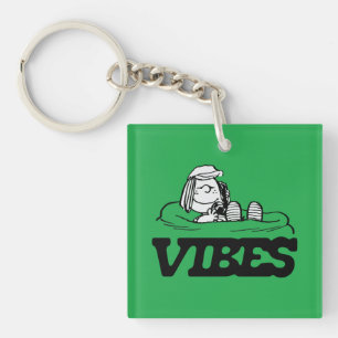 Peanuts   Peppermint Patty Vibes Key Ring