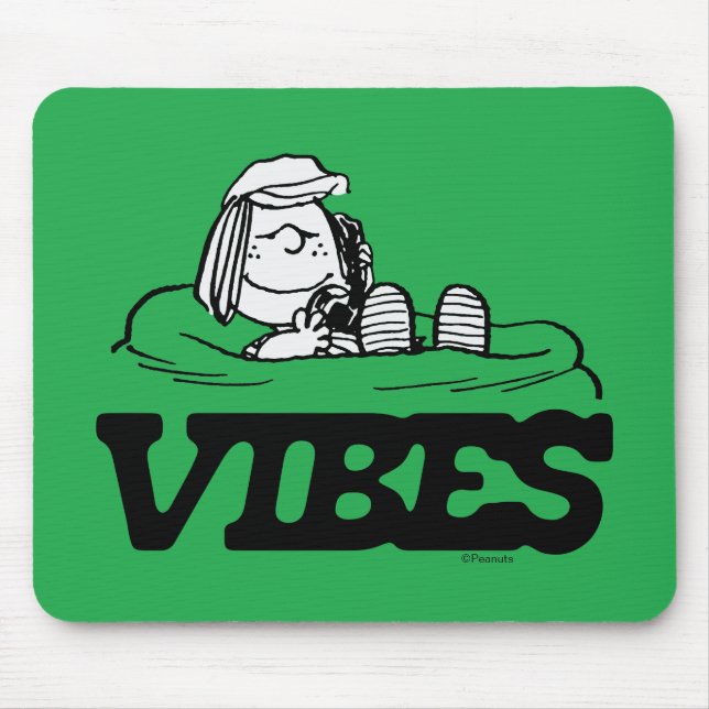 Peanuts | Peppermint Patty Vibes Mouse Mat (Front)
