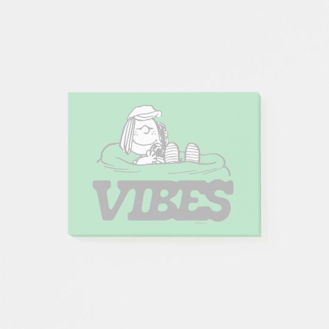 Peanuts | Peppermint Patty Vibes Post-it Notes (Front)