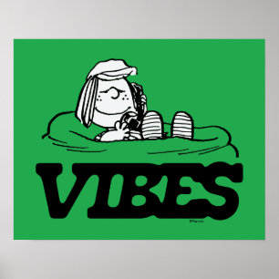 Peanuts Peppermint Patty Vibes Poster