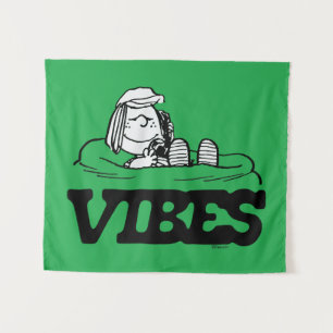 Peanuts Peppermint Patty Vibes Tapestry