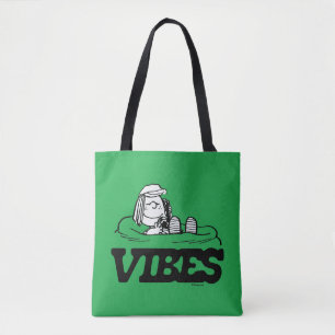 Peanuts   Peppermint Patty Vibes Tote Bag