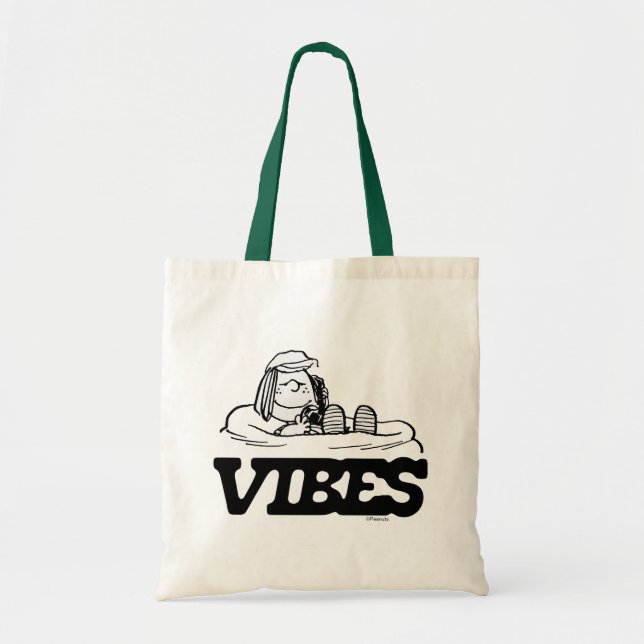 Peanuts | Peppermint Patty Vibes Tote Bag (Front)
