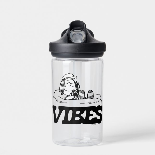 Peanuts | Peppermint Patty Vibes Water Bottle (Front)