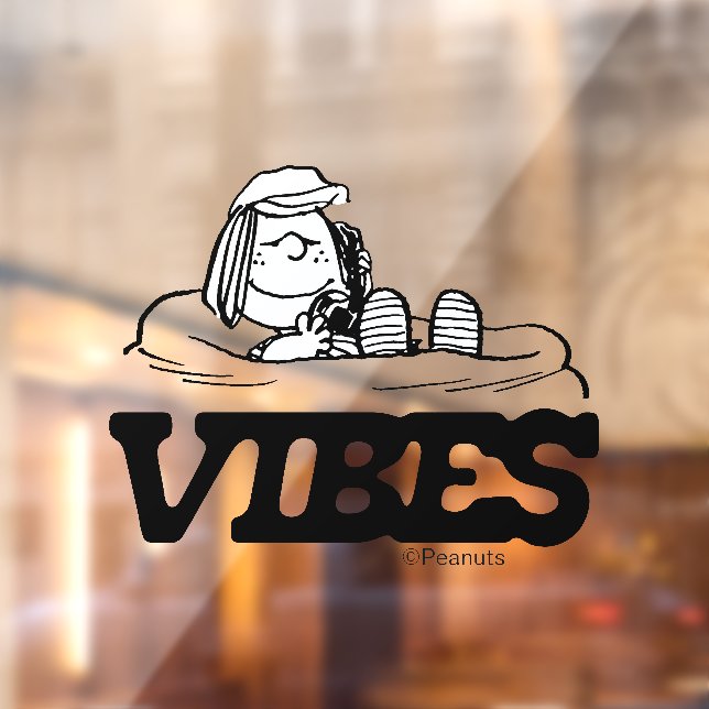 Peanuts | Peppermint Patty Vibes Window Cling (Sheet 2)
