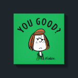 Peanuts | Peppermint Patty You Good? Canvas Print<br><div class="desc">Check out this fun Peanuts design featuring Peppermint Patty.</div>