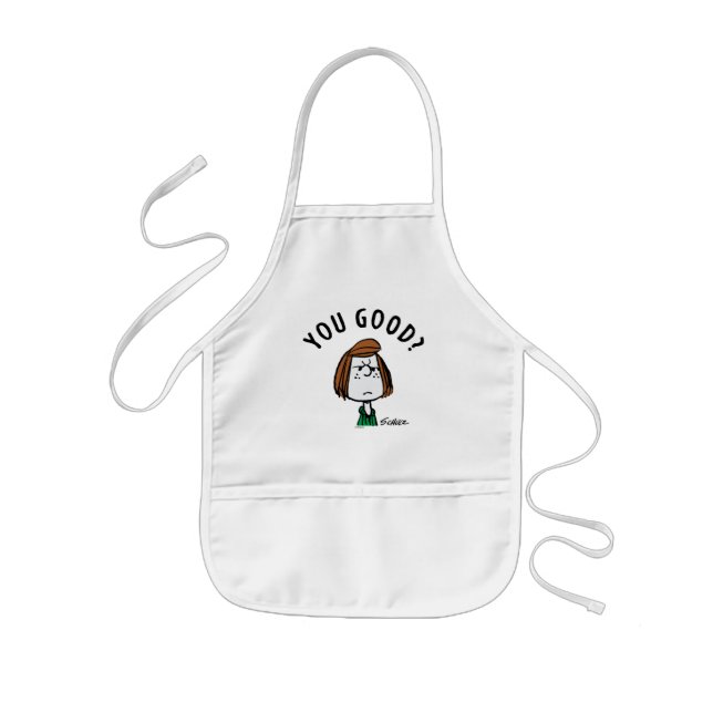 Peanuts | Peppermint Patty You Good? Kids Apron (Front)