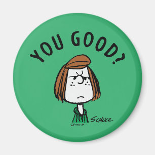 Peanuts   Peppermint Patty You Good? Magnet