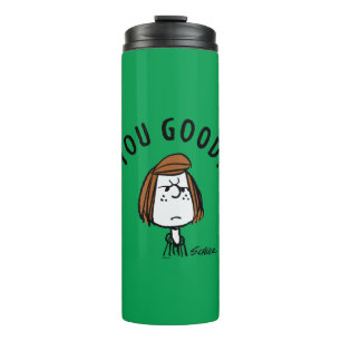 Peanuts Peppermint Patty You Good? Thermal Tumbler