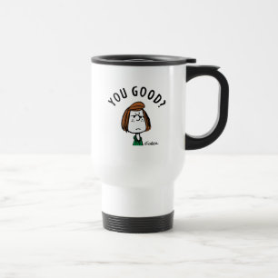 Peanuts   Peppermint Patty You Good? Travel Mug