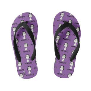 Peanuts Persistance   Marcie Kid's Flip Flops