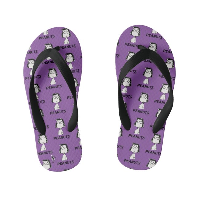 Peanuts Persistance | Marcie Kid's Flip Flops (Footbed)