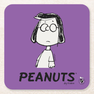 Peanuts Persistance Marcie Square Paper Coaster