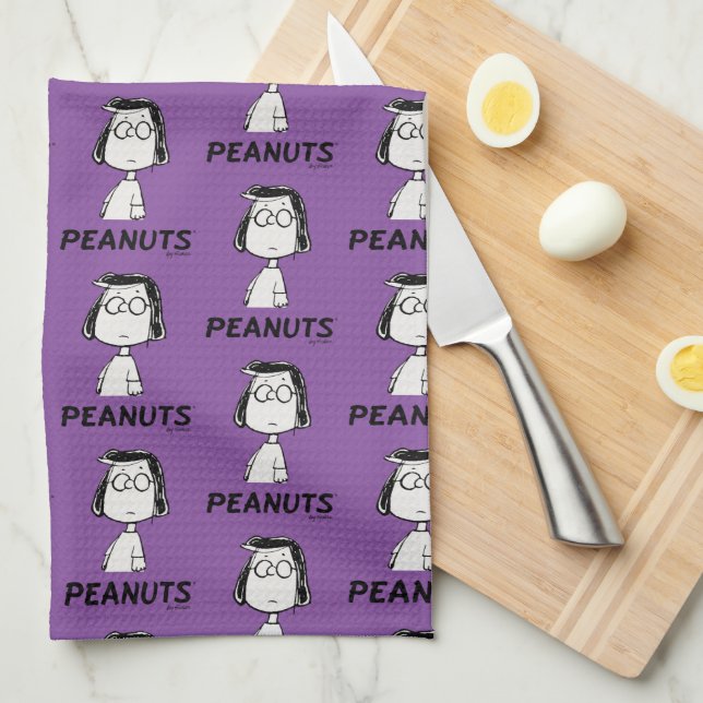 Peanuts Persistance | Marcie Tea Towel (Quarter Fold)