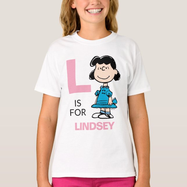 PEANUTS | Personalised Lucy T-Shirt (Front)