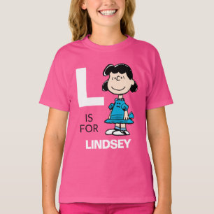 PEANUTS Personalised Lucy T-Shirt