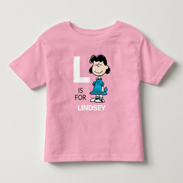 PEANUTS | Personalised Lucy Toddler T-Shirt (Front)