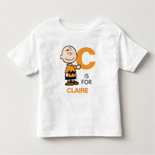 PEANUTS   Personalized Charlie Brown Toddler T-Shirt