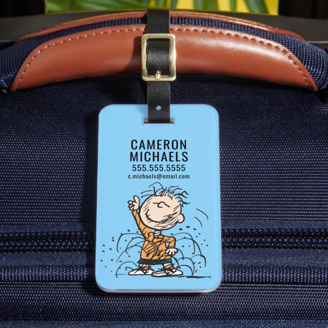 Peanuts | Pigpen Dancing Luggage Tag (Front Insitu 2)