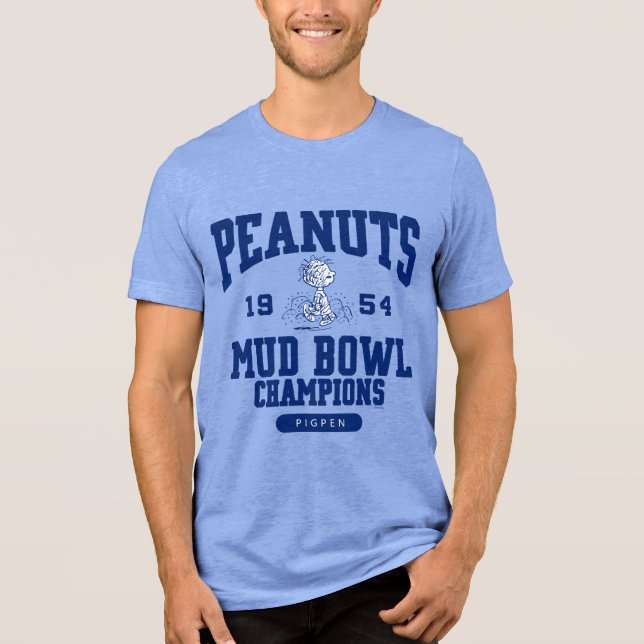 Peanuts | Pigpen Mud Bowl Champions 1954 Tri-Blend Shirt (Front)