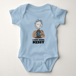 Peanuts Pigpen The World Needs Messy People! Baby Bodysuit